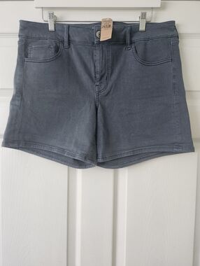 American Eagle Women’s Gray Jean Shorts - Woman's 16